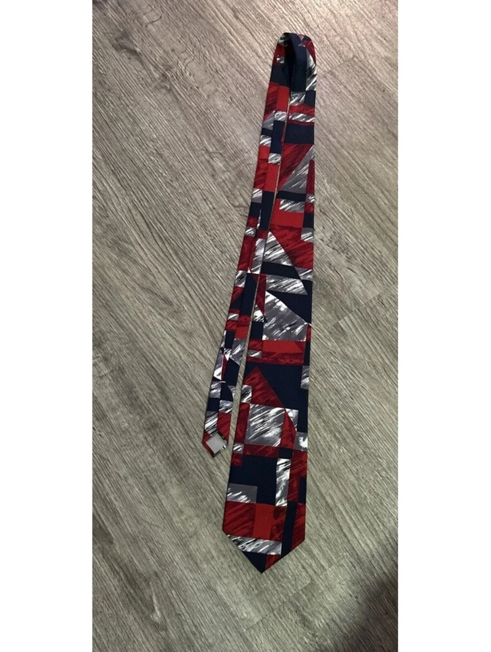 Ketch Men's Tie Abstract Necktie